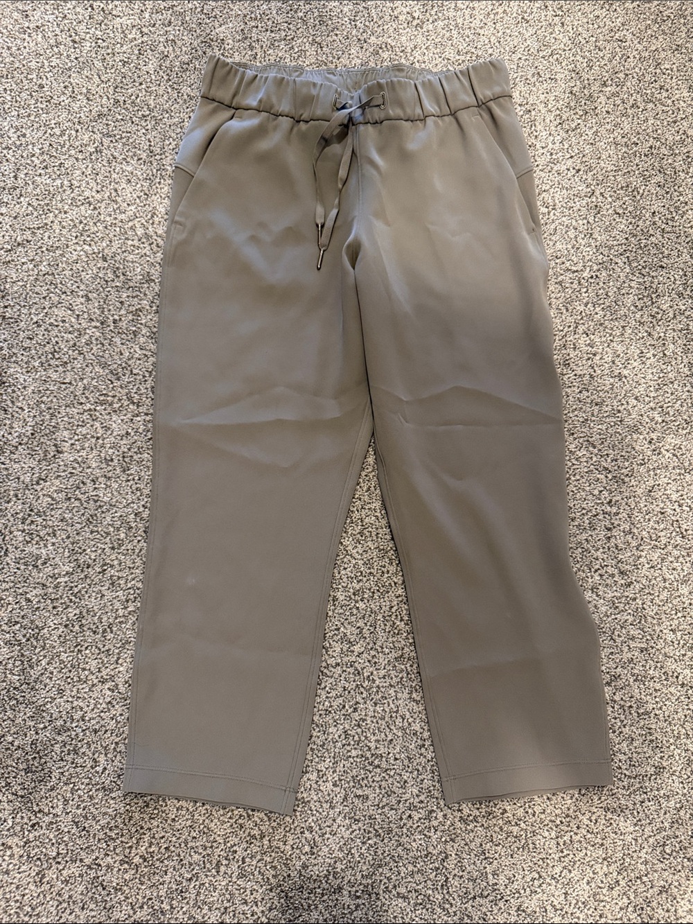 Lululemon Olive Drawstring Casual capri Pants